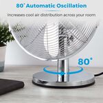 Tower 12" Metal Desk Fan